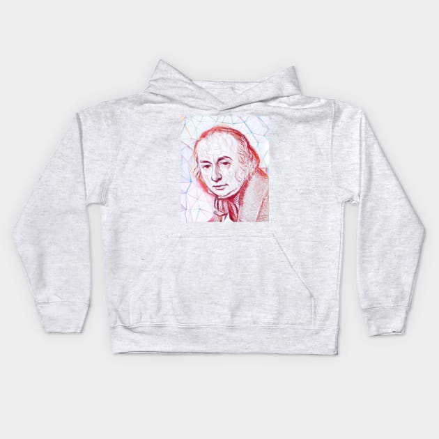 Isambard Kingdom Brunel Portrait | Isambard Kingdom Brunel Artwork Kids Hoodie by JustLit